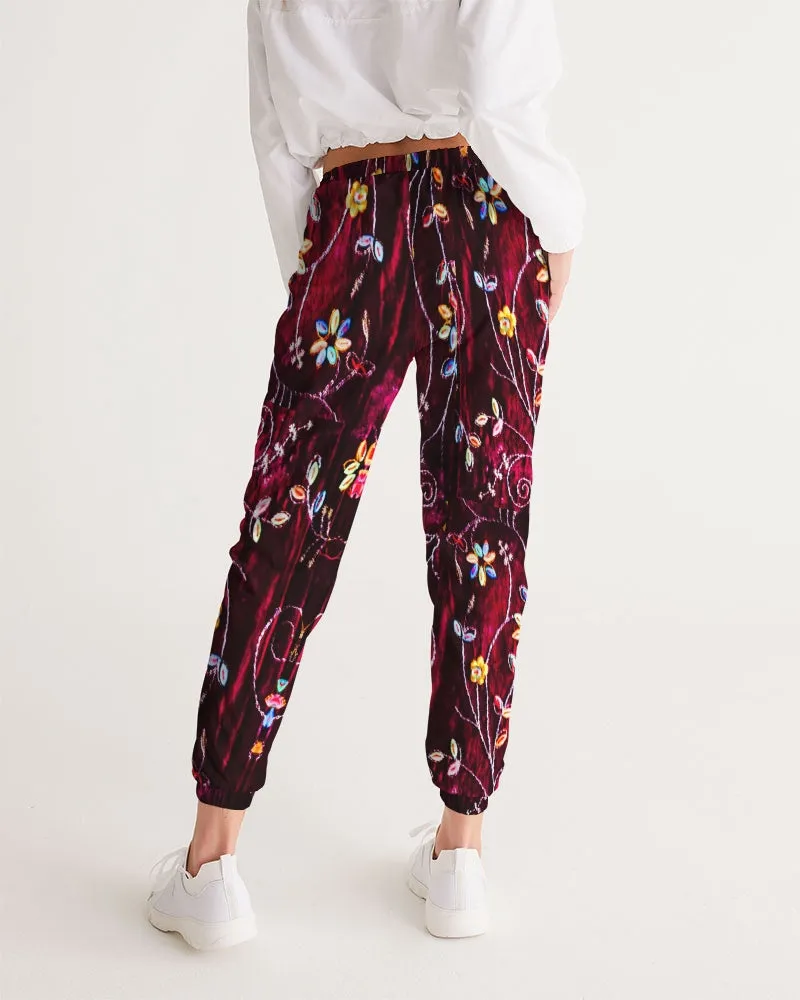 Active wear women's track pants or gym pants. Boho jogging or pants and streetwear. From Artikrti.
