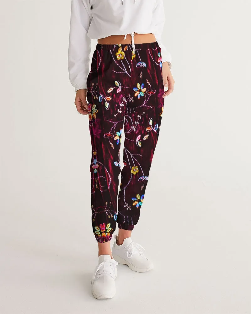 Active wear women's track pants or gym pants. Boho jogging or pants and streetwear. From Artikrti.