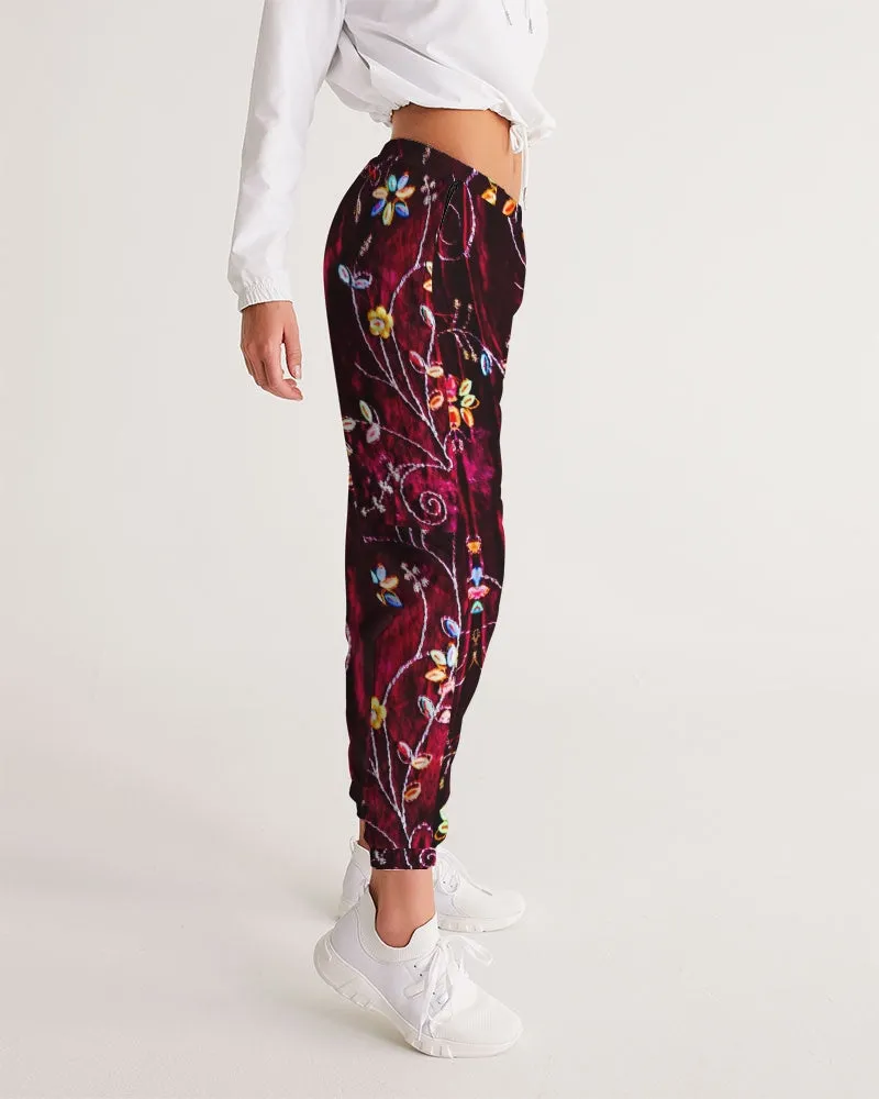 Active wear women's track pants or gym pants. Boho jogging or pants and streetwear. From Artikrti.