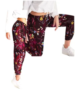 Active wear women's track pants or gym pants. Boho jogging or pants and streetwear. From Artikrti.