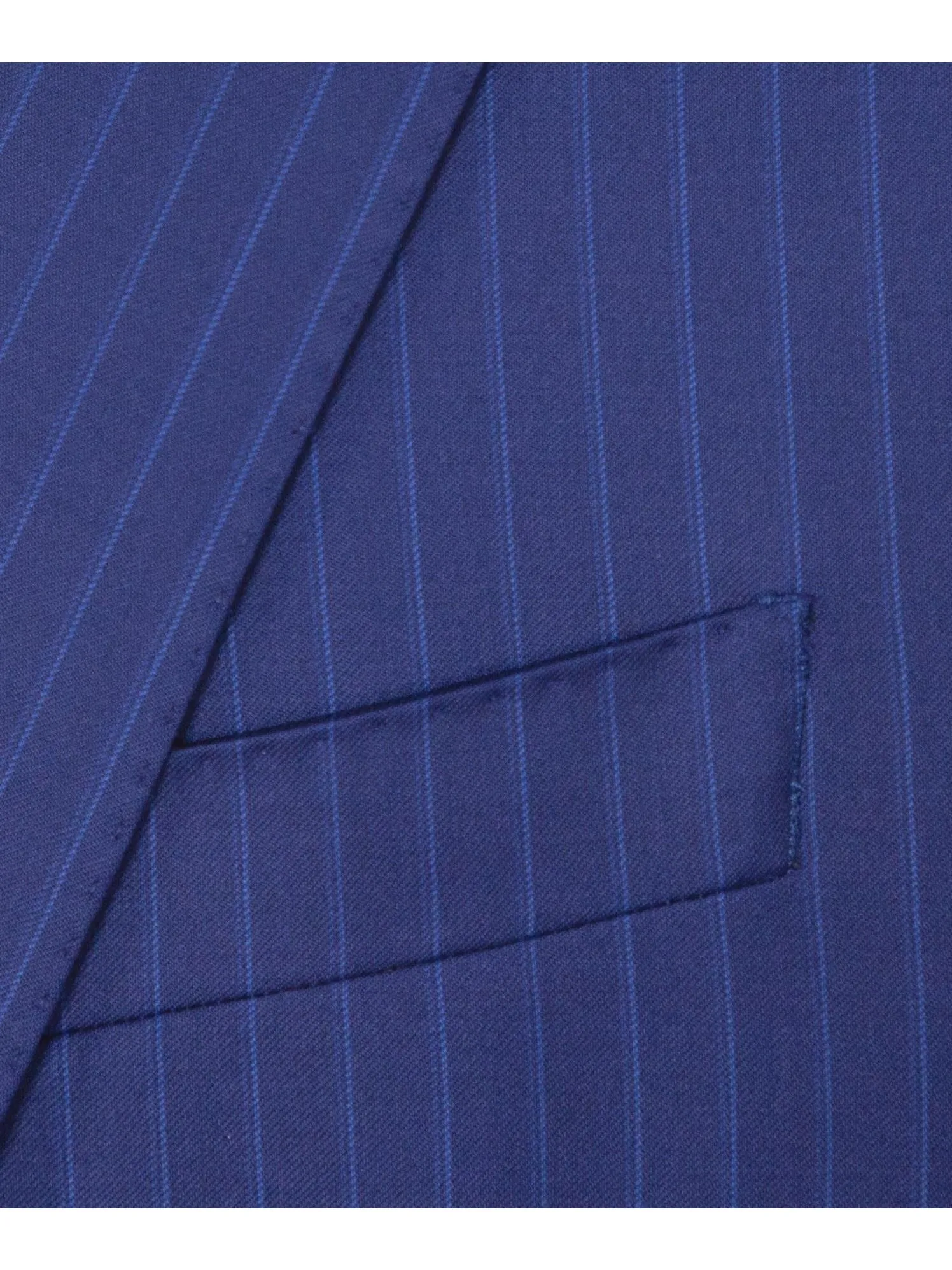 Armani Collezioni G-Line 42L Blue Pinstripe 100% Wool Slim Fit 2 Piece Suit