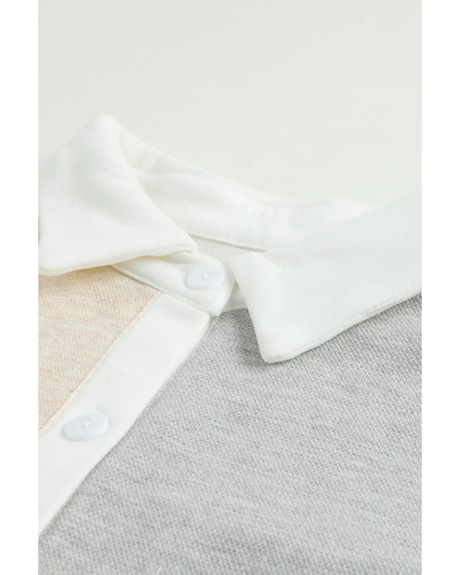 Azura Exchange Colorblock Knit Shirt with Contrast Trim - M