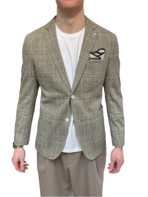 BLUE INDUSTRY Check Blazer Green