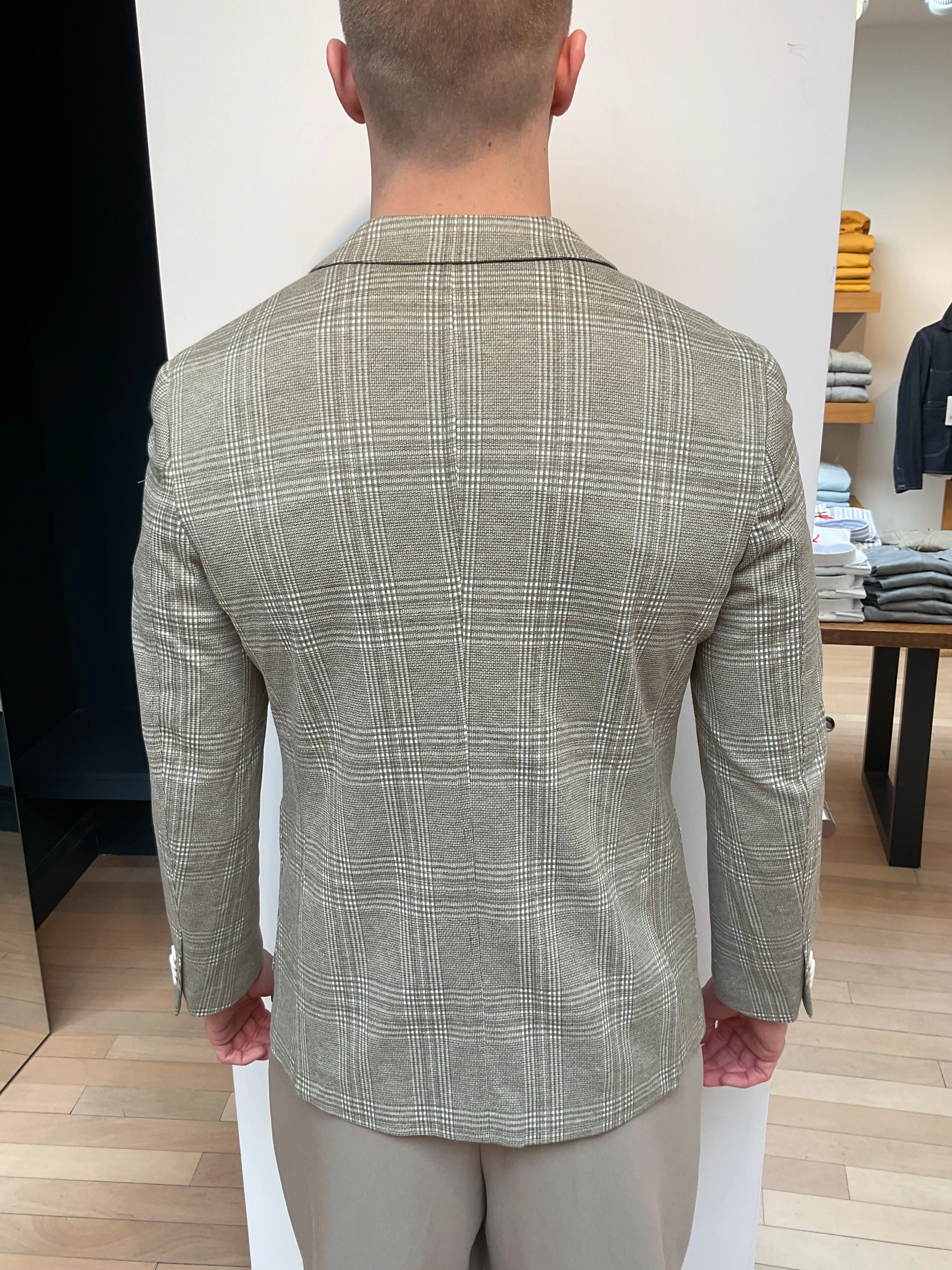 BLUE INDUSTRY Check Blazer Green
