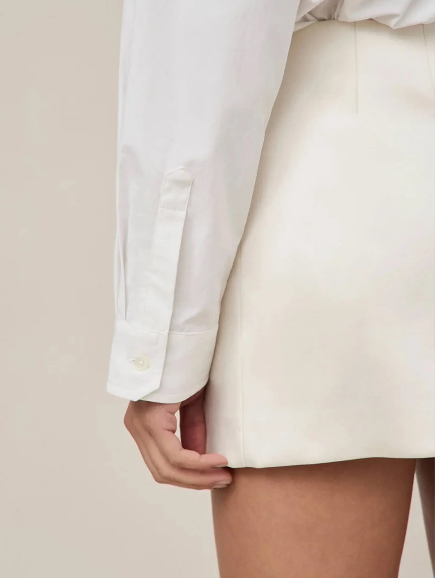 Boyfriend Organic Cotton Shirt in White