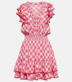 Camila floral mini dress POUPETTE ST BARTH, pink