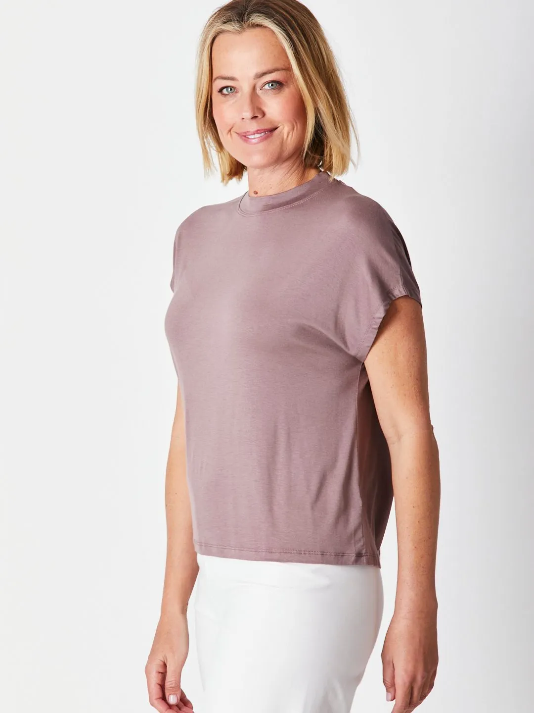 Cap Under Jacket Top -  Latte - 25892