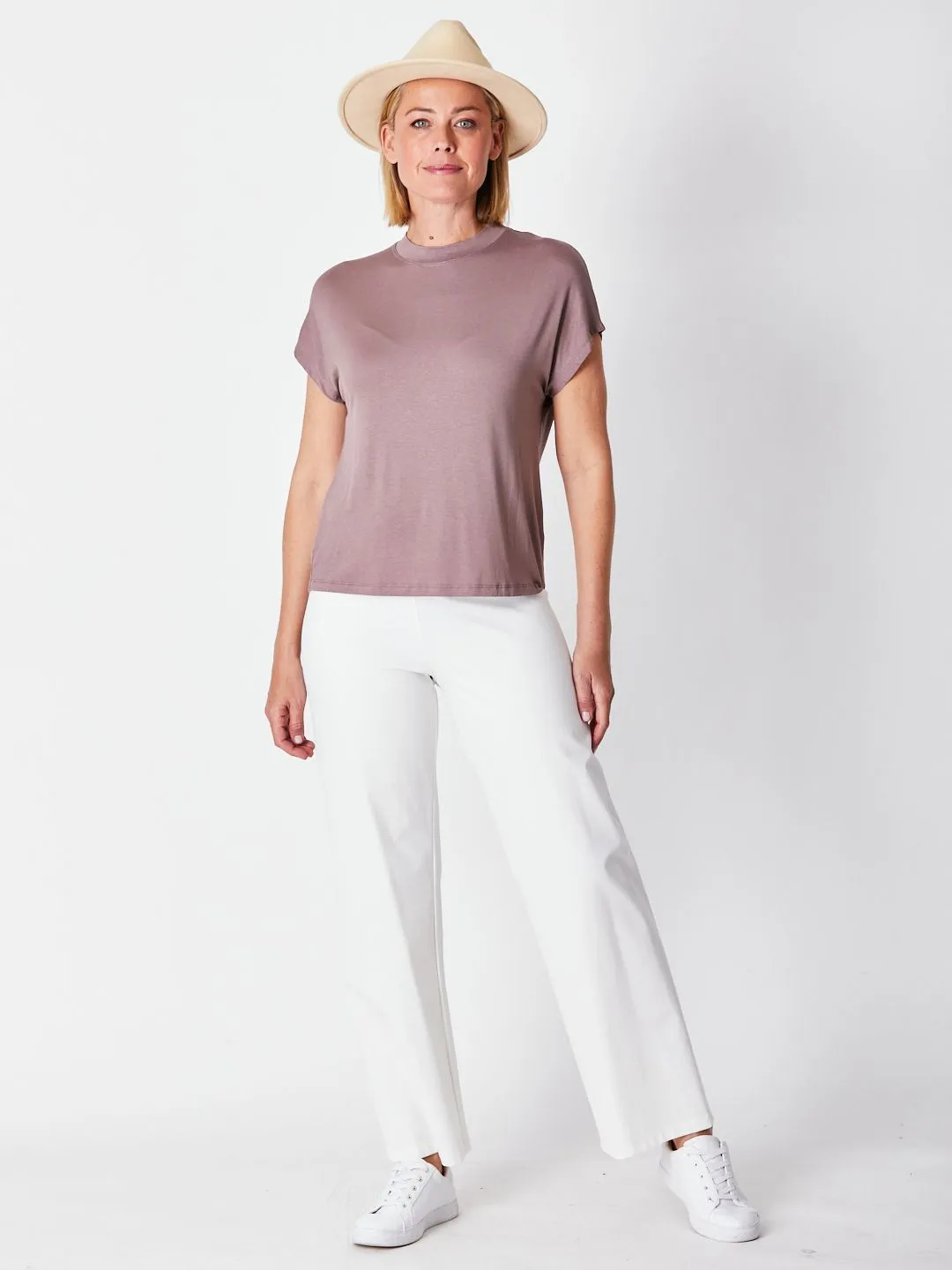 Cap Under Jacket Top -  Latte - 25892