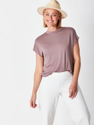 Cap Under Jacket Top -  Latte - 25892