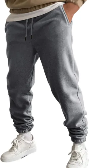 Cargo Pants for Men Relaxed Fit Army Cargo Pants Sports Mens Premium Slim Fleece Pants Zipper Pockets Athletic Jogger