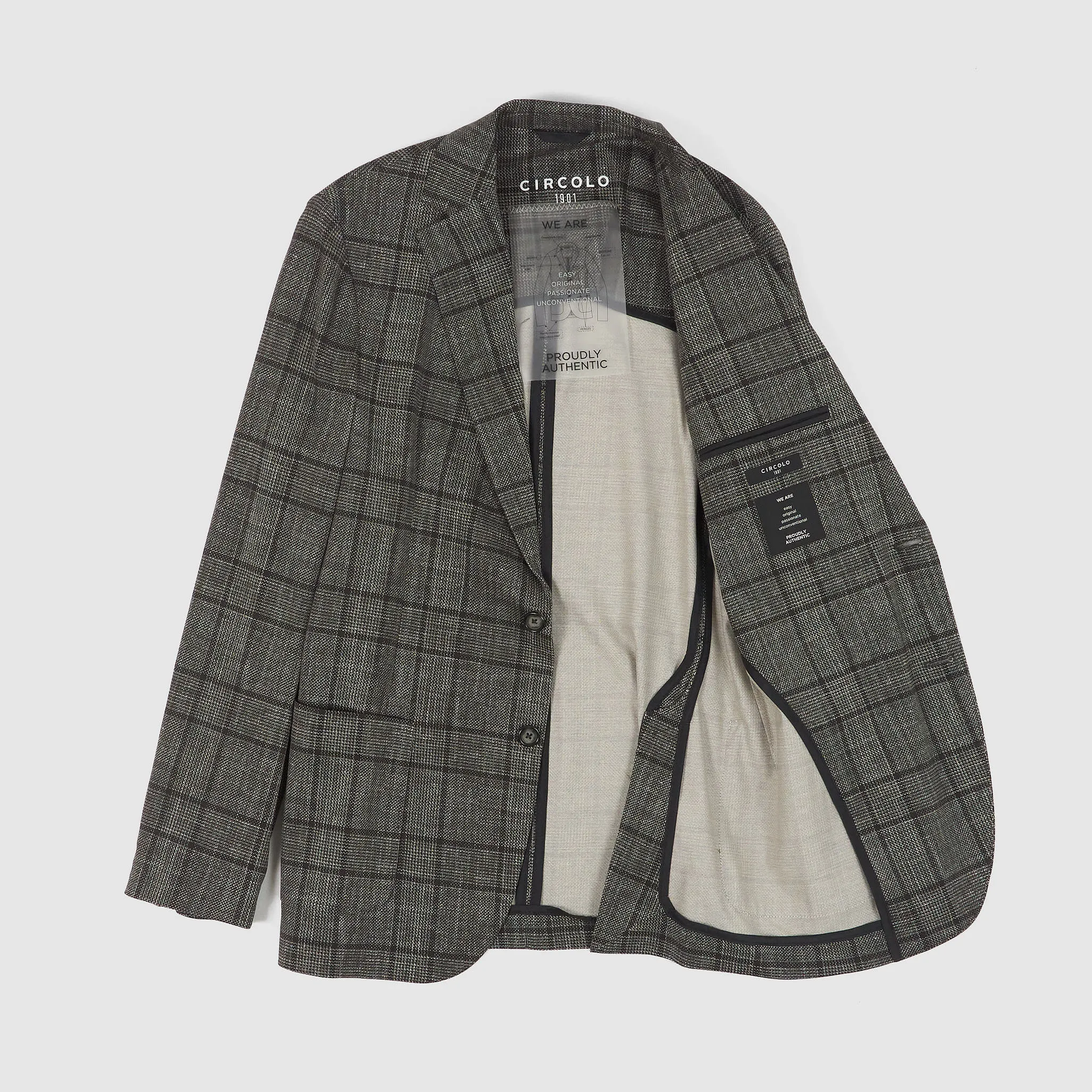 Circolo 1901 2-Button CN Cotton Wool Blend Blazer