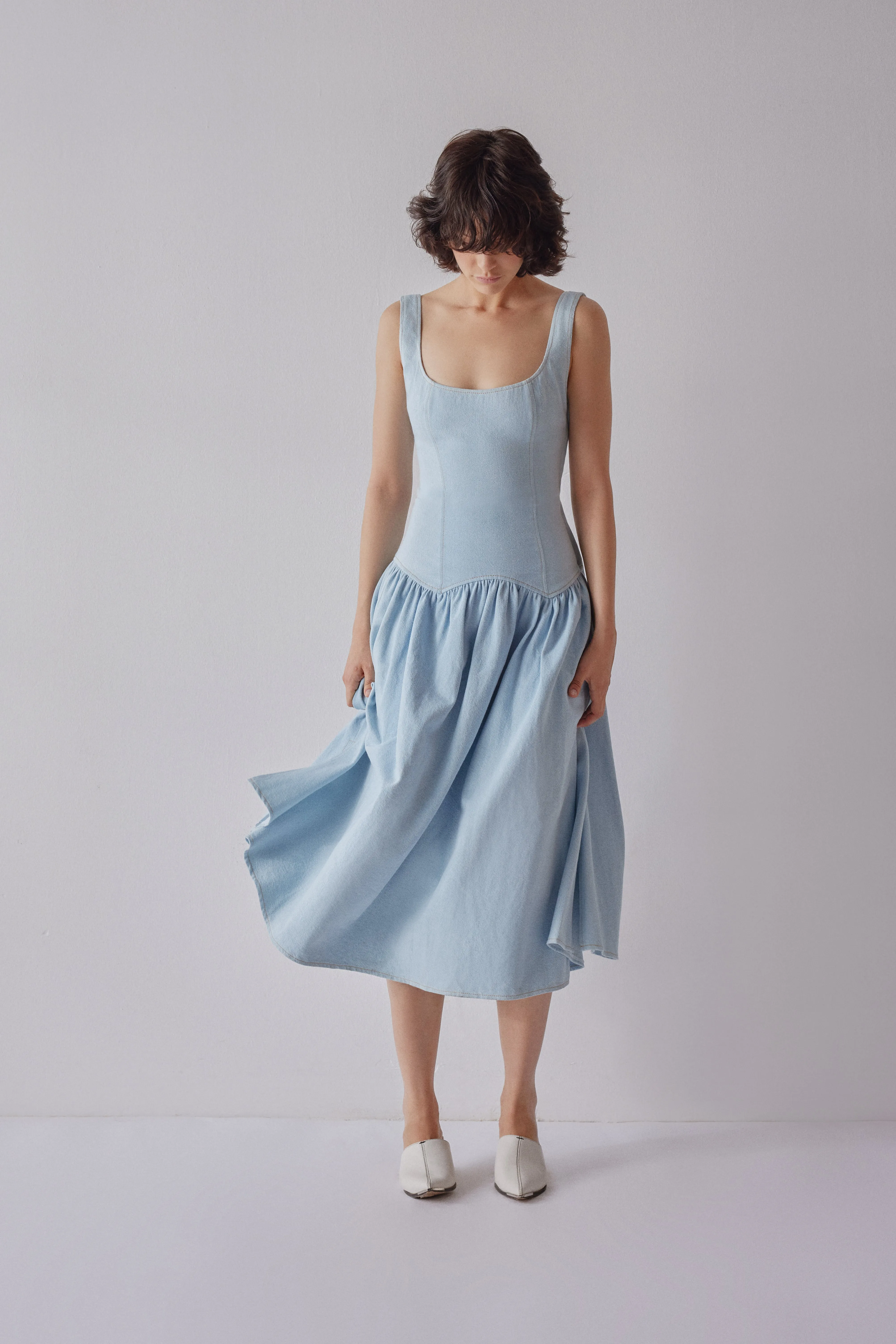 Danielle Dress - Light Blue