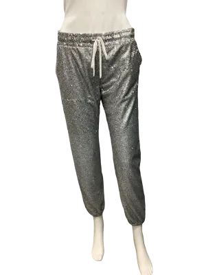 David Lerner Pant Sequin Lounge Jogger Size: M