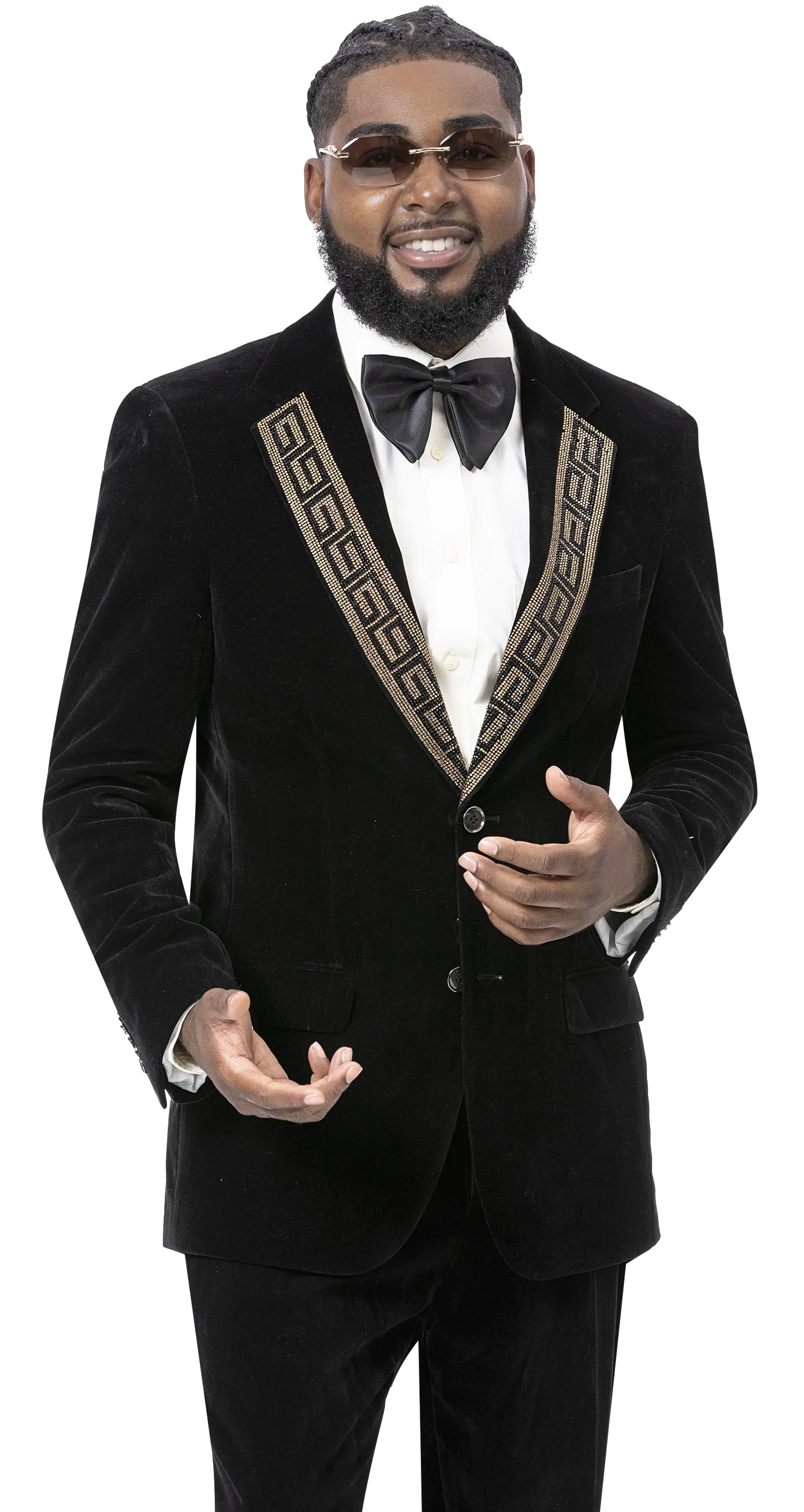 EJ Samuel Suit JP110 - Black