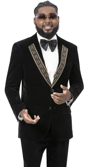 EJ Samuel Suit JP110 - Black