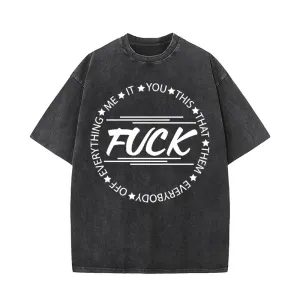 Fuck Everything Vintage Washed T-shirt