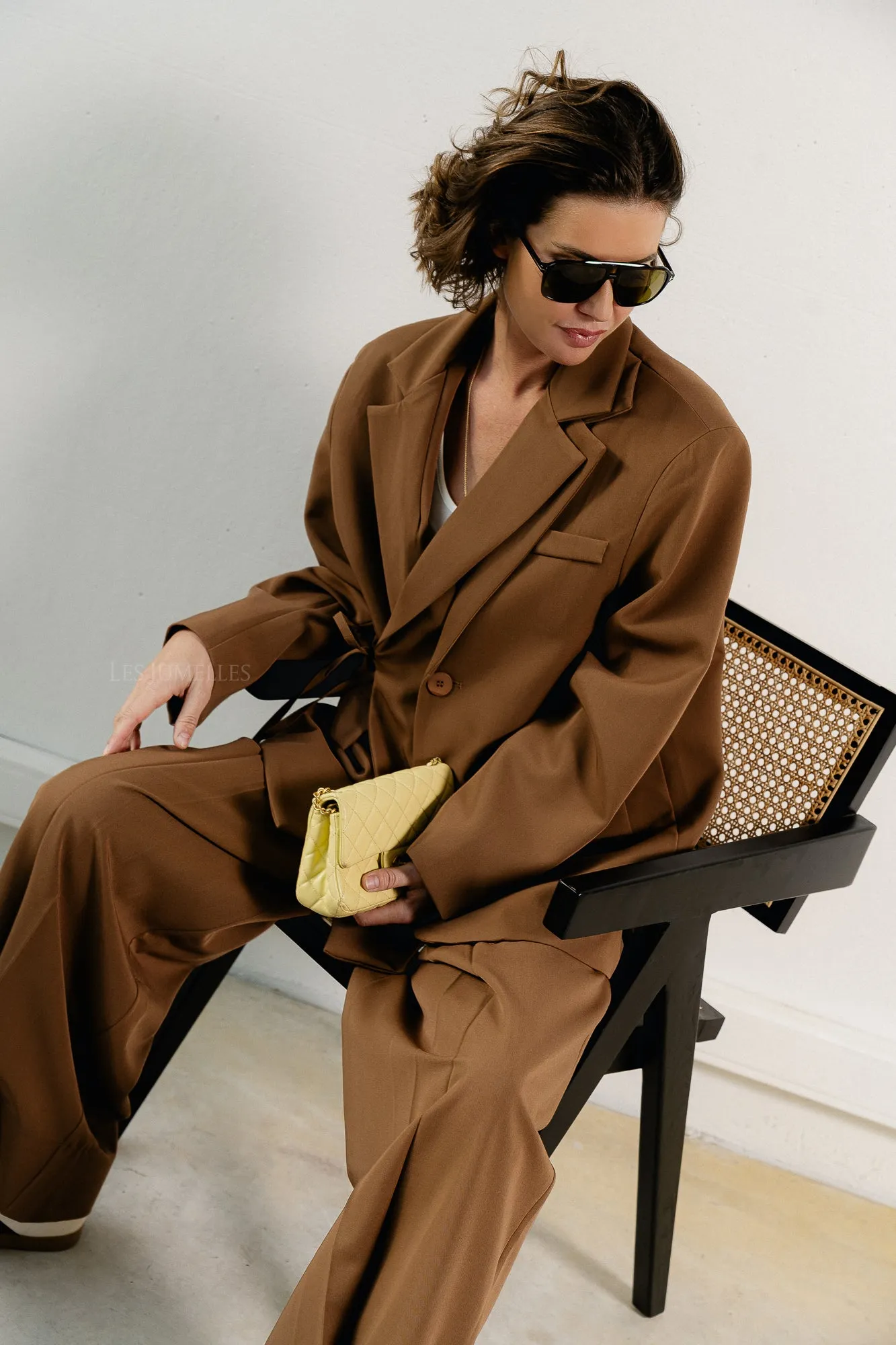 Giselle blazer brown