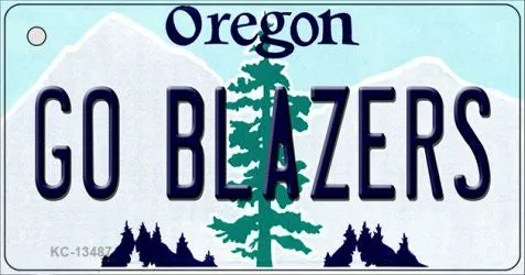 Go Blazers Novelty Metal Key Chain KC-13487