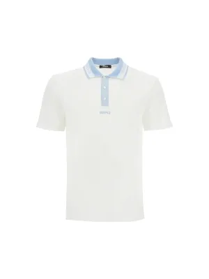 Greek Motif Piqué Polo