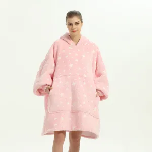 Hoodies Blankets Casual Homewear plus Size Robe Winter