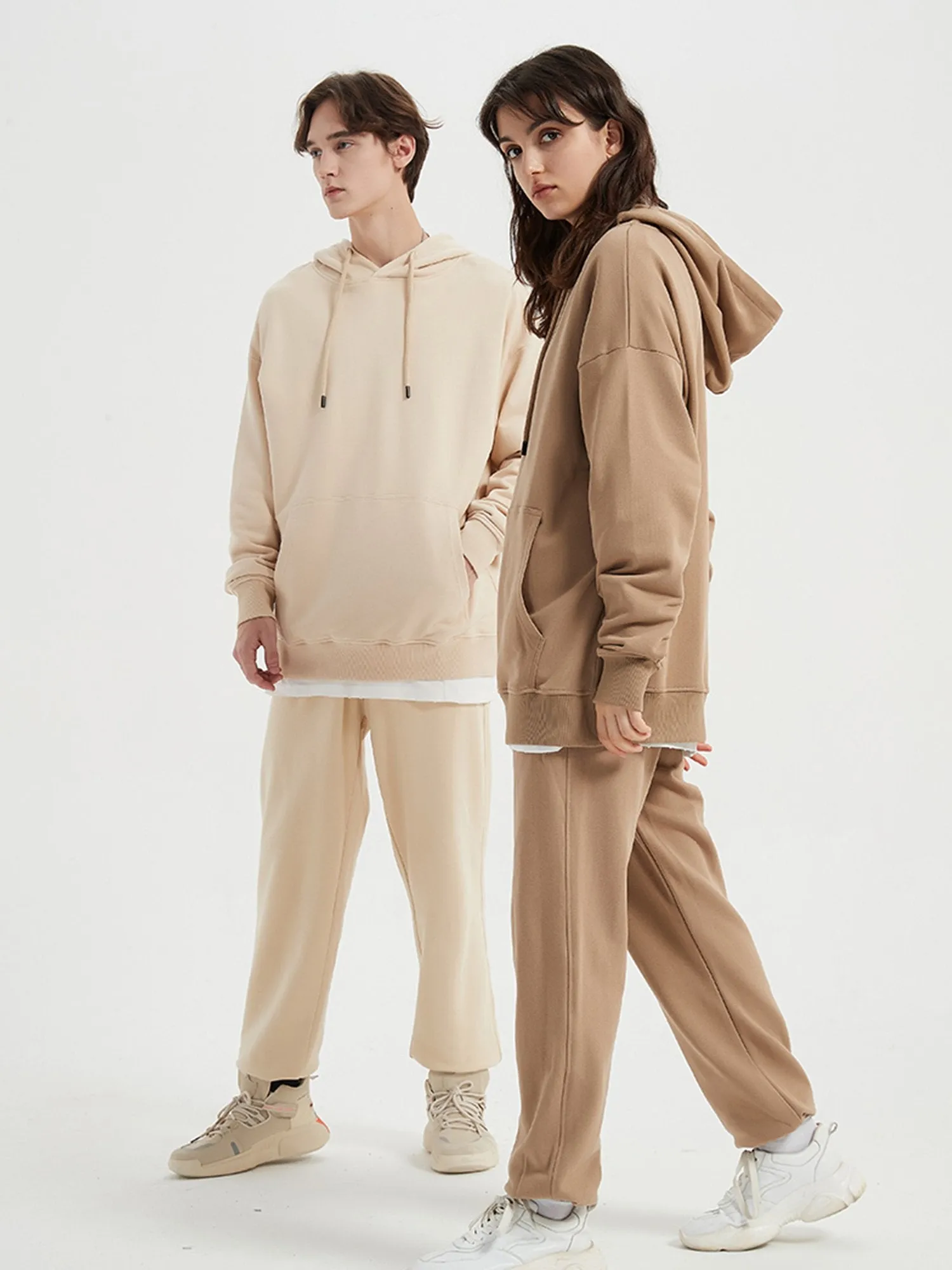 JUSTNOTAG Unisex Casual 100%Cotton Hoodies