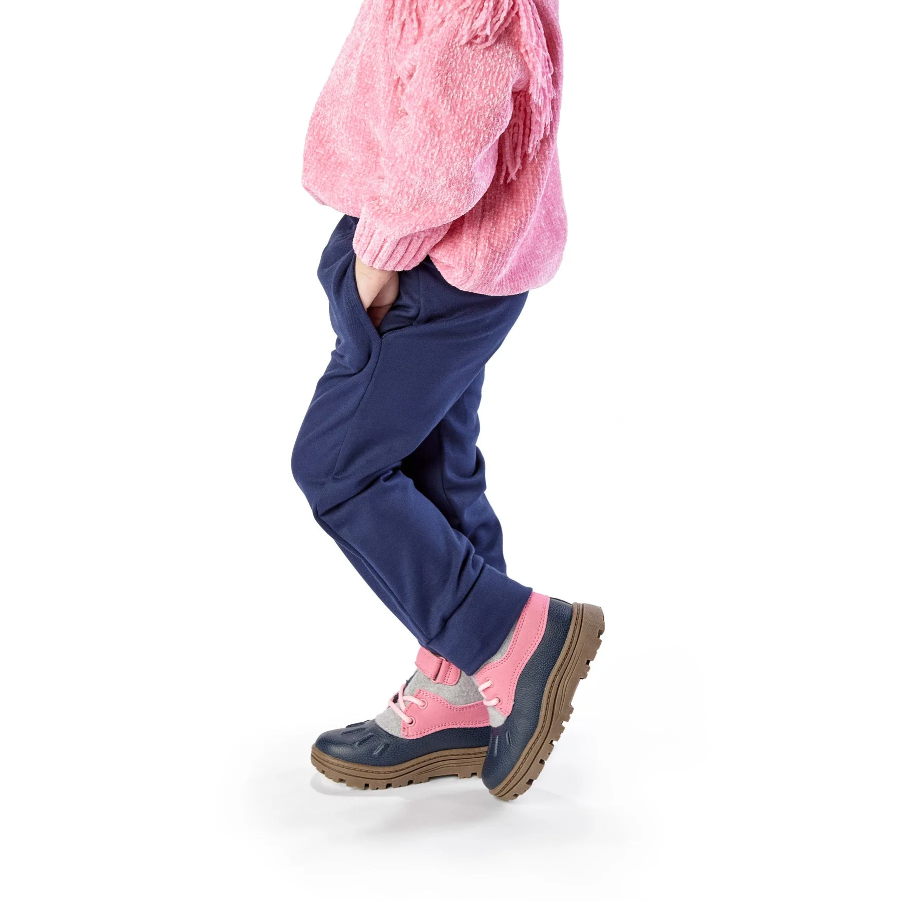 Kids Slim-Fit Stretchy Knit Jogger Pants with Elastic Waist