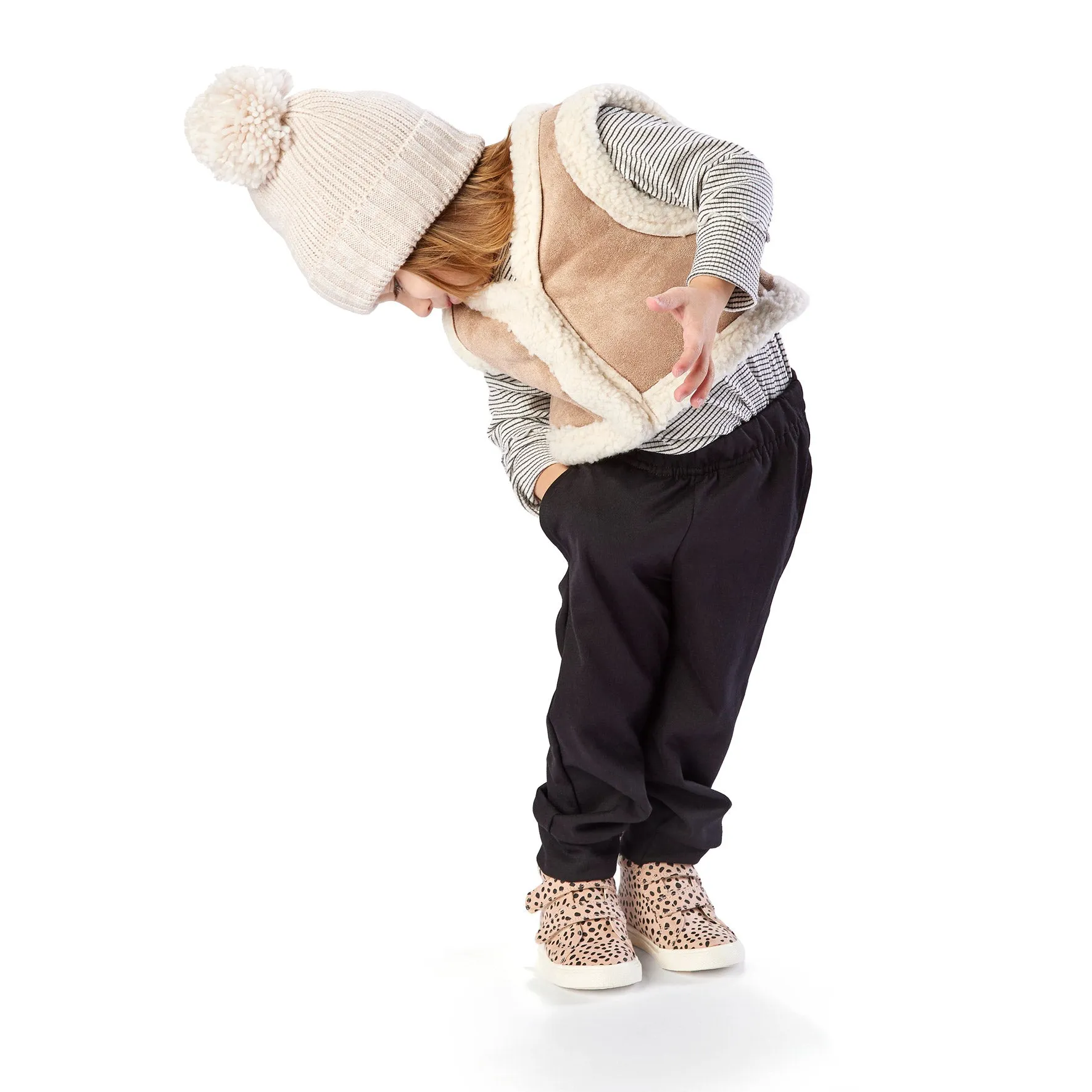 Kids Slim-Fit Stretchy Knit Jogger Pants with Elastic Waist