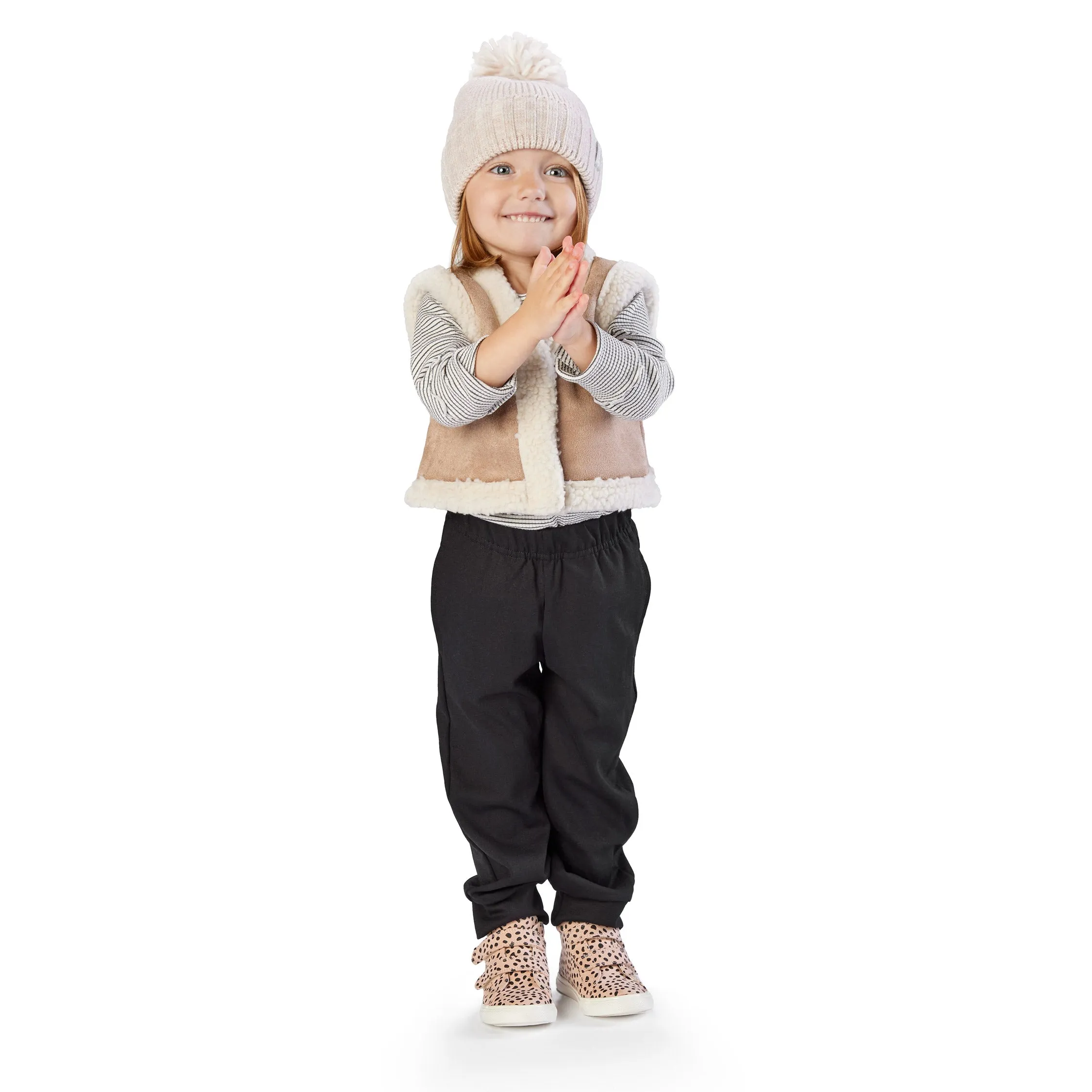 Kids Slim-Fit Stretchy Knit Jogger Pants with Elastic Waist