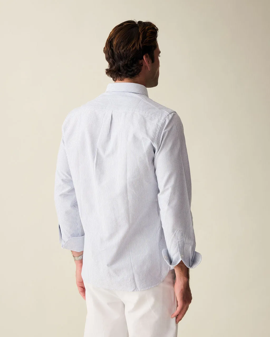 'Le Stripe' Navy Oxford Shirt
