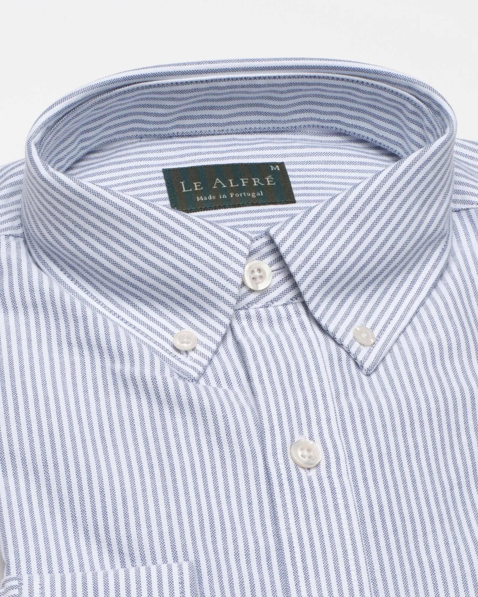 'Le Stripe' Navy Oxford Shirt