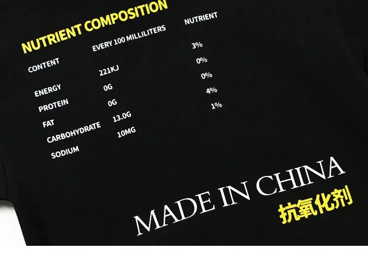 Men Hoodies Pullover fashion Streetwear LemonTea Print Deisgn Sweatshirt Hip Hop Autumn Winter Fleece Hoodie
