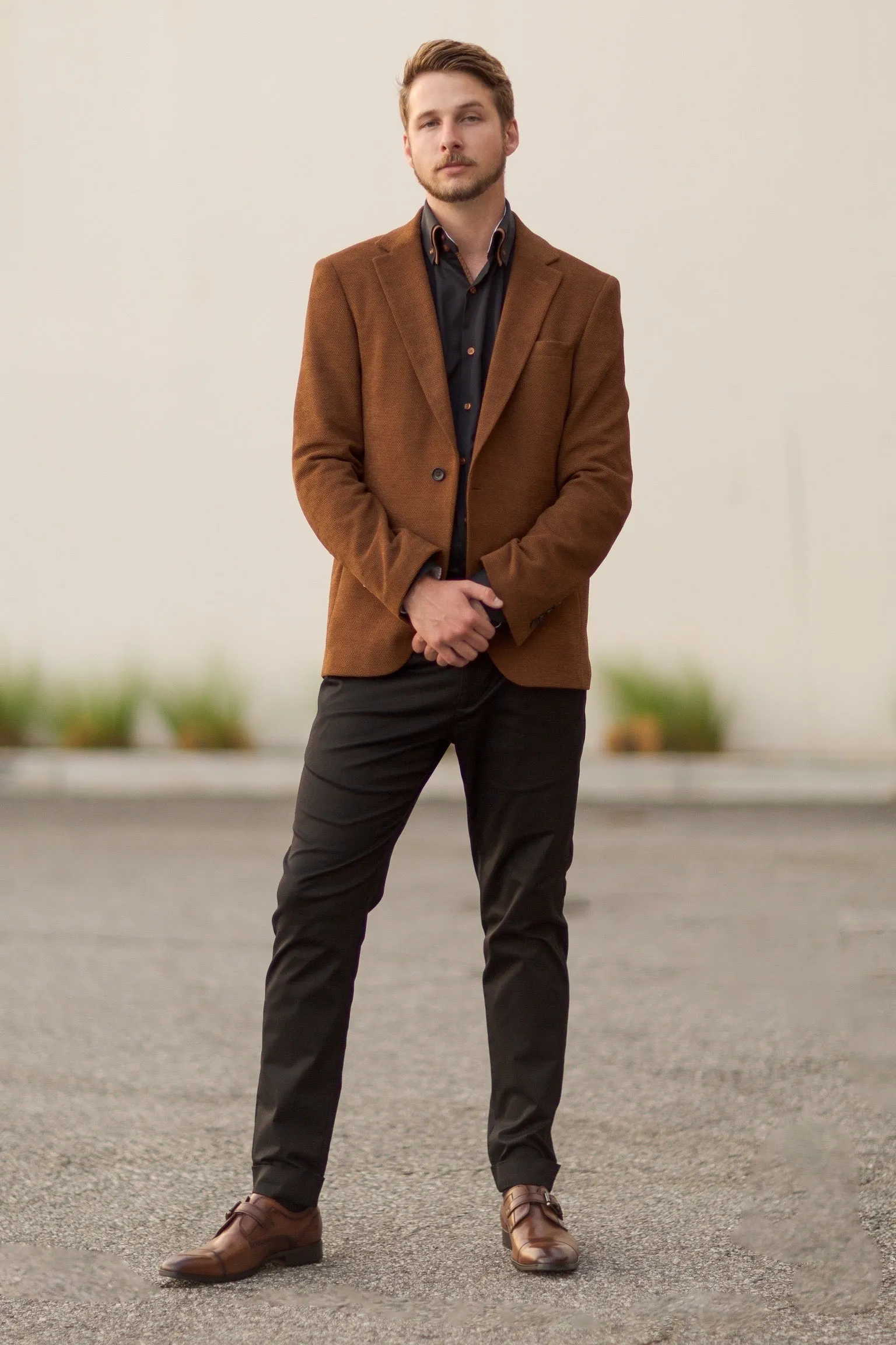 Men’s Modern-Fit Active Stretch Solid Blazer