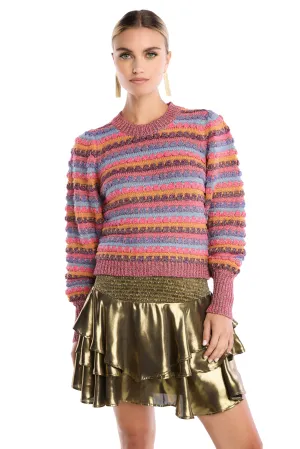 METALLIC ADELLE SWEATER
