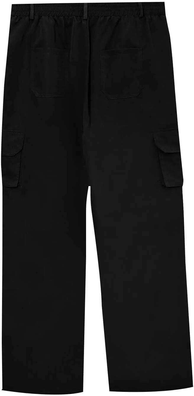 MIDOO Cargo Pants for Men Relaxed Fit Lightweight Travel Pants Breathable Athletic Fishing Active Joggers Zipper Pockets