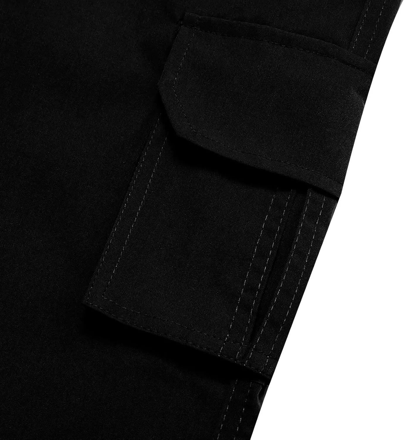 MIDOO Cargo Pants for Men Relaxed Fit Lightweight Travel Pants Breathable Athletic Fishing Active Joggers Zipper Pockets