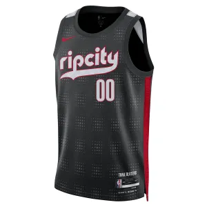 Nike Scoot Henderson NBA Swingman Peak Plaid 24-25 City Edition Jersey