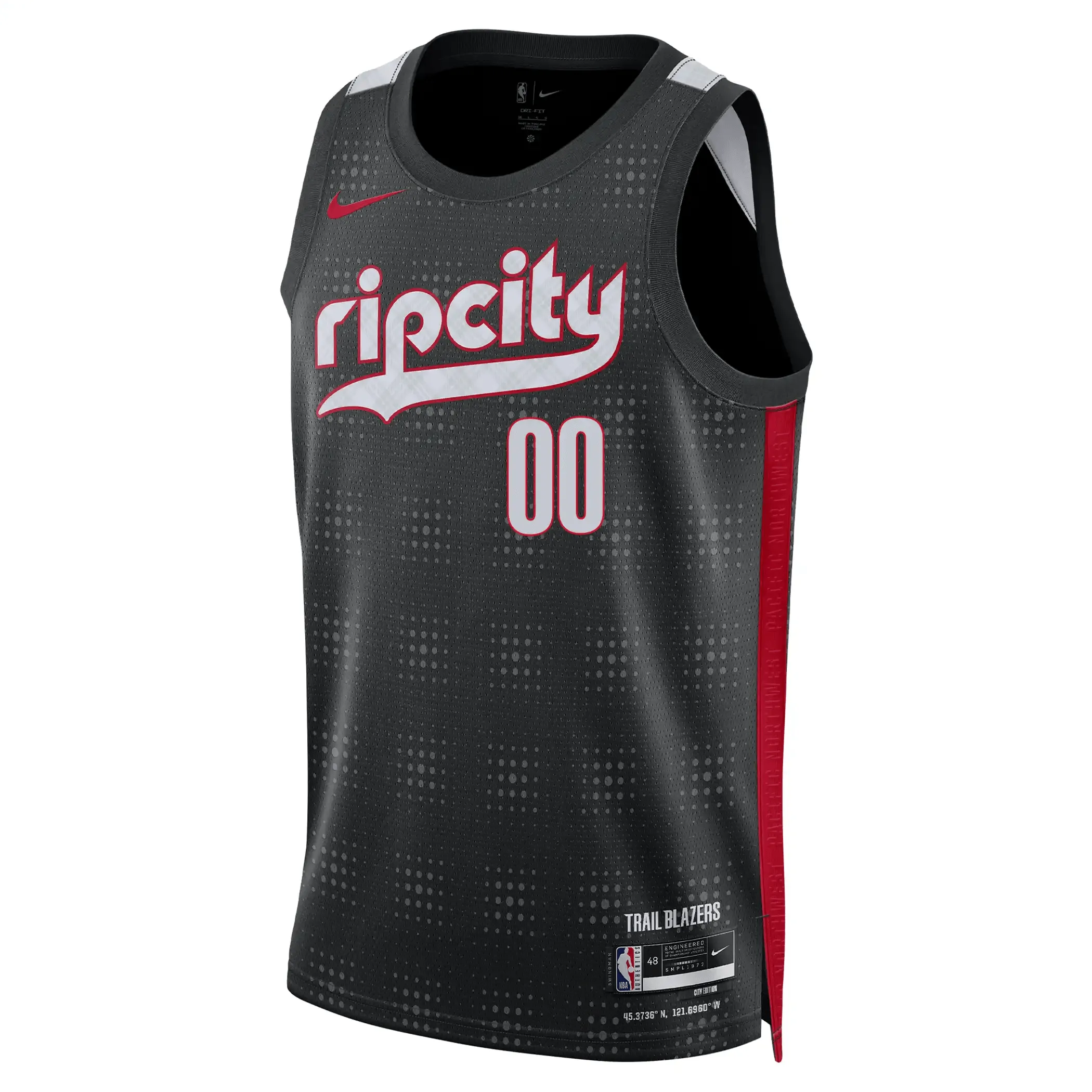 Nike Scoot Henderson NBA Swingman Peak Plaid 24-25 City Edition Jersey
