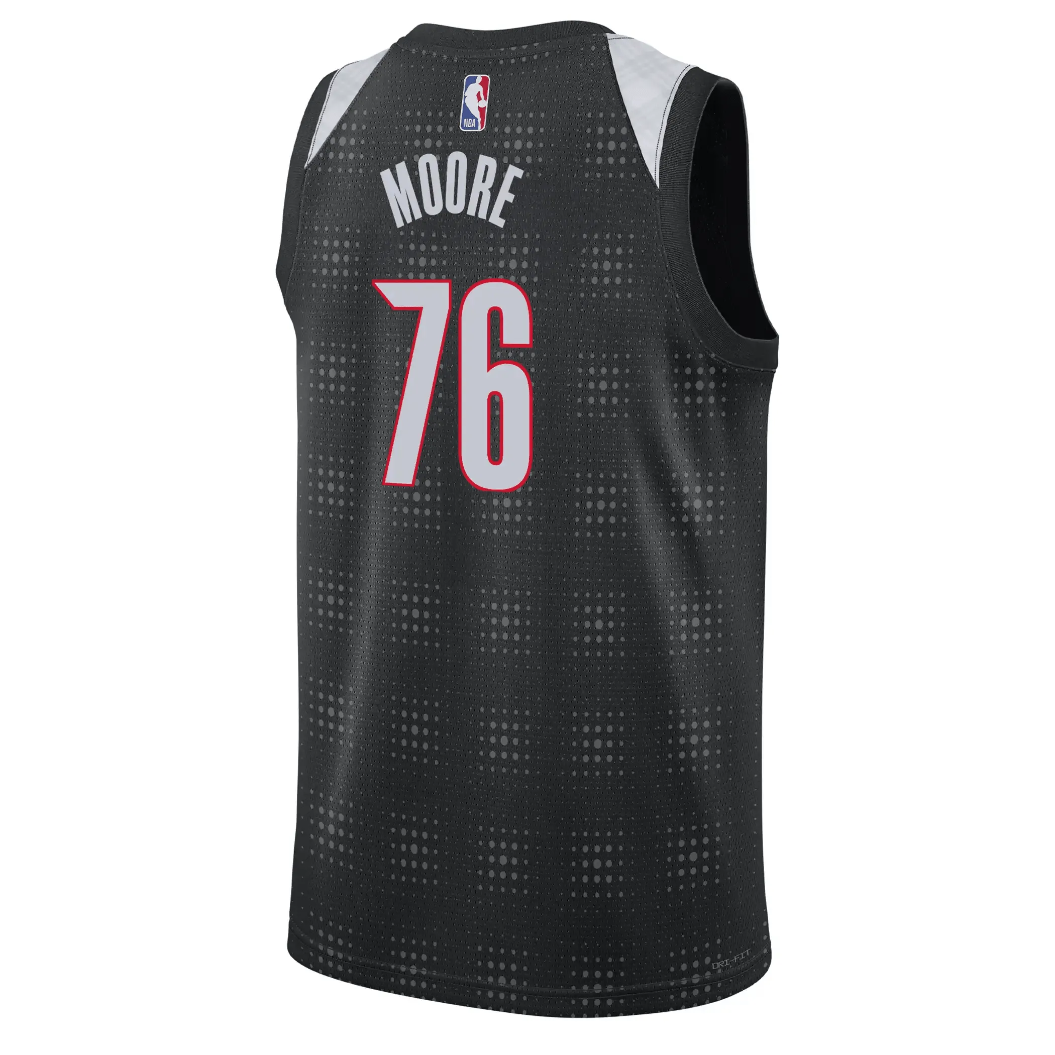 Nike Tazé Moore NBA Swingman Peak Plaid 24-25 City Edition Jersey