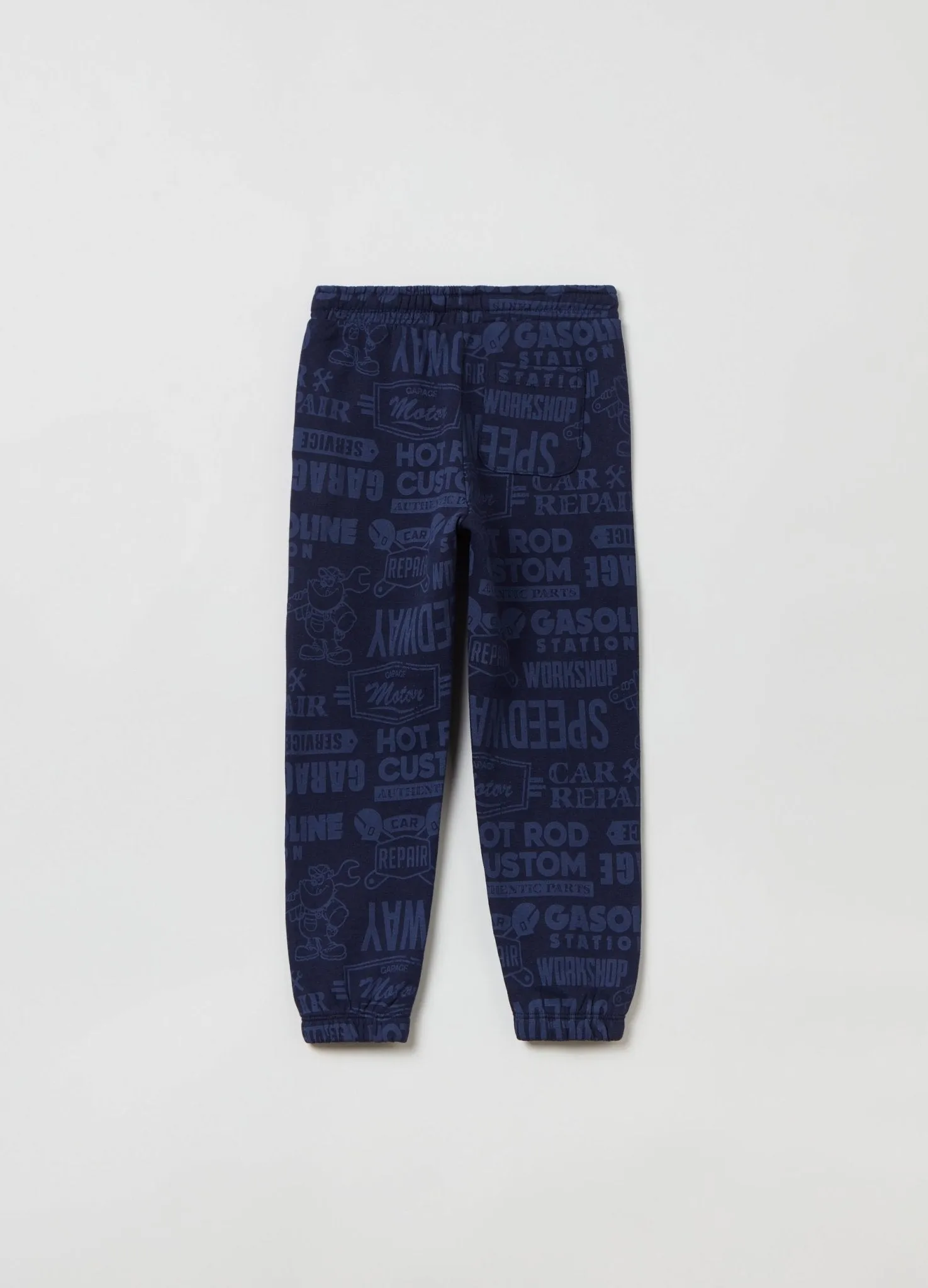 OVS Kids Boy Fleece Joggers With Lettering Print