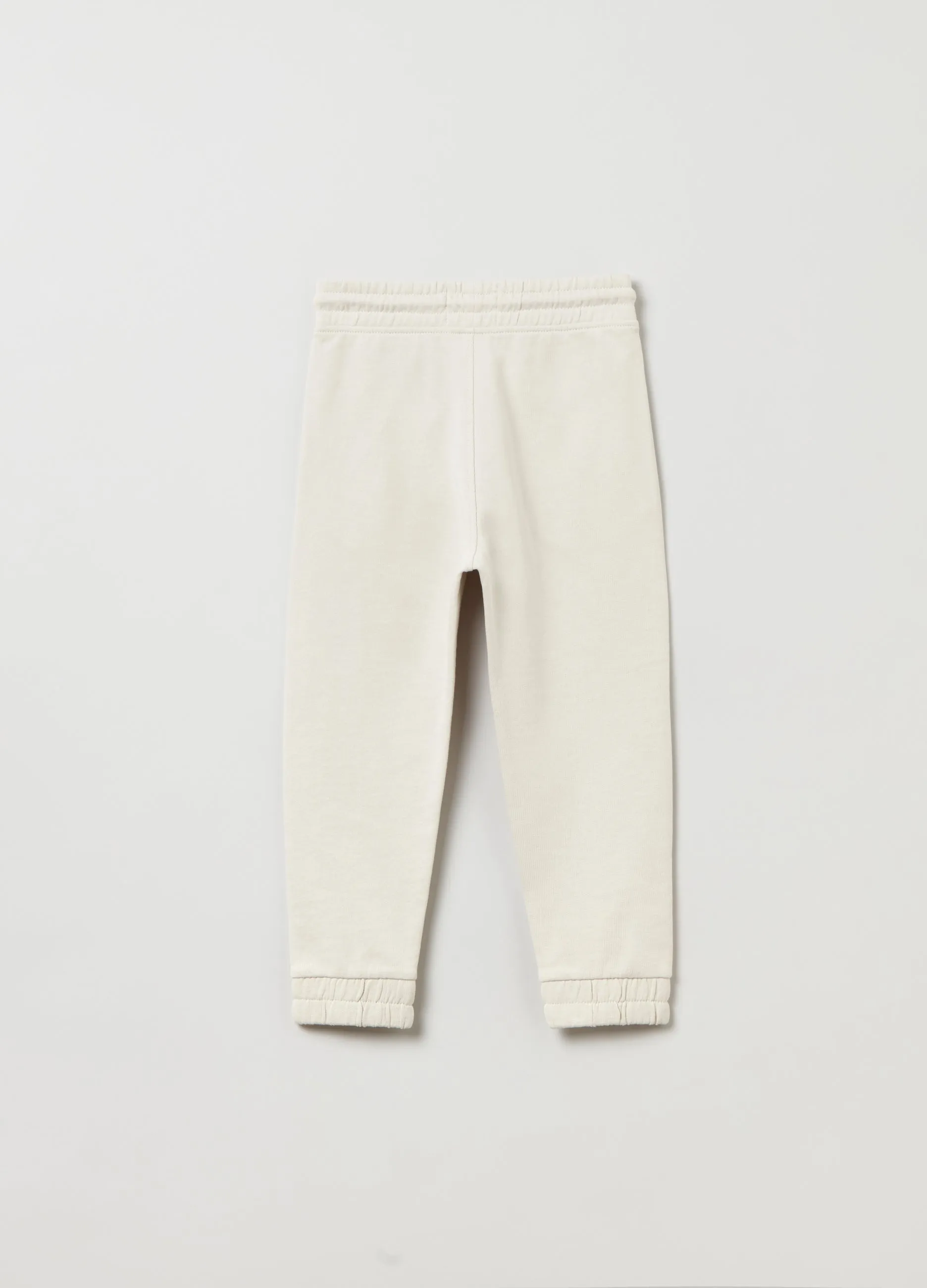 OVS Kids Boy Grand&Hills Plush Joggers With Drawstring And Embroidery