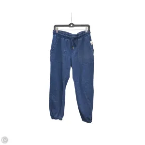 Pants Joggers By Bearpaw In Blue Denim, Size: S