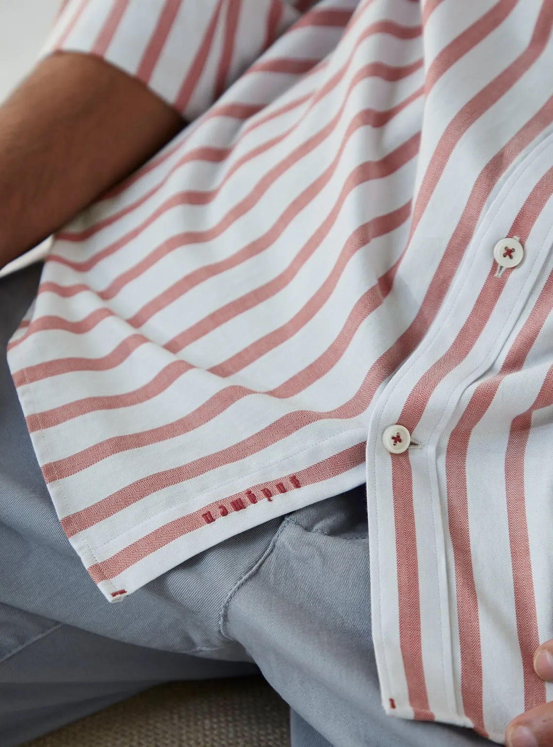 Rose Rust Stripe Shirt