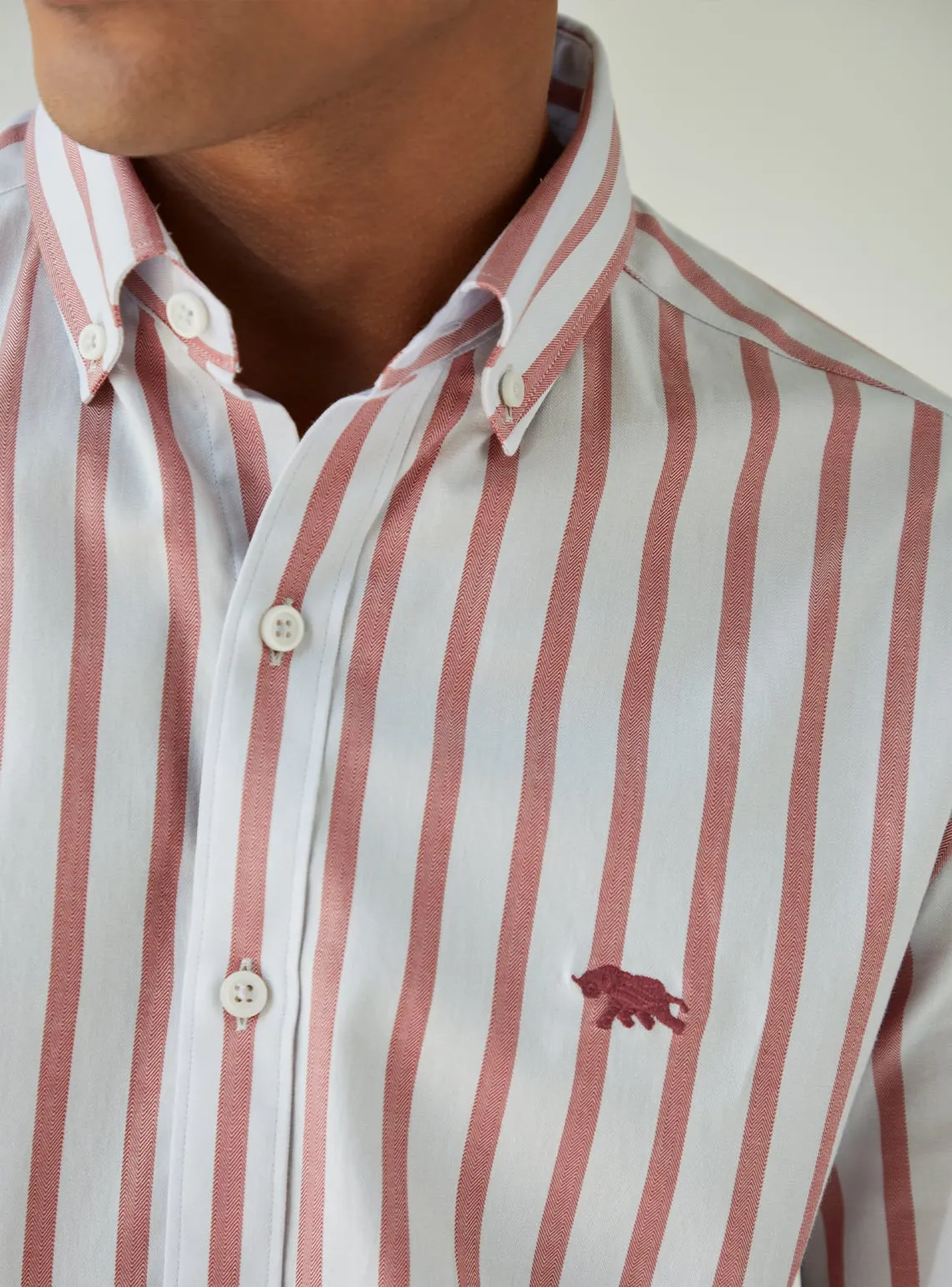 Rose Rust Stripe Shirt
