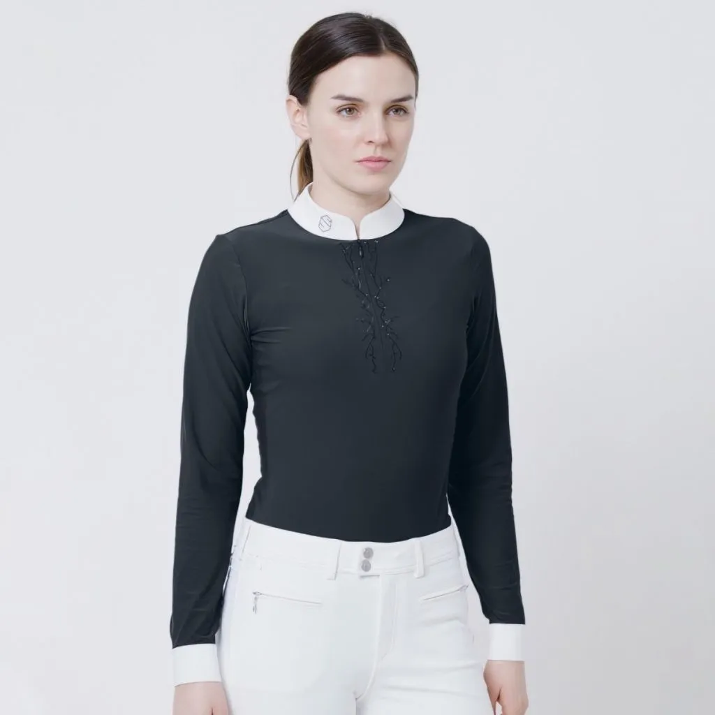 Samshield Loise Crystal Leaf Ladies Long Sleeved Competition Shirt