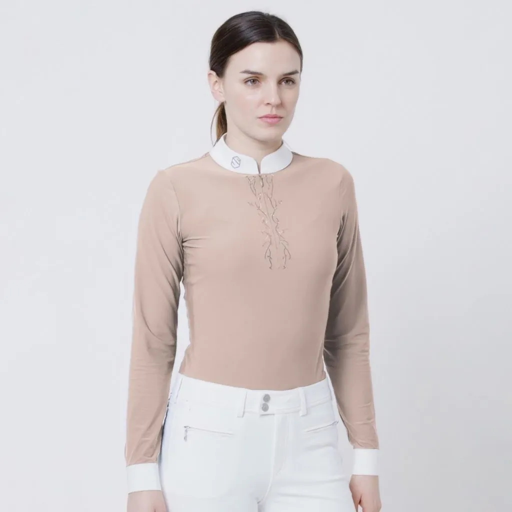 Samshield Loise Crystal Leaf Ladies Long Sleeved Competition Shirt