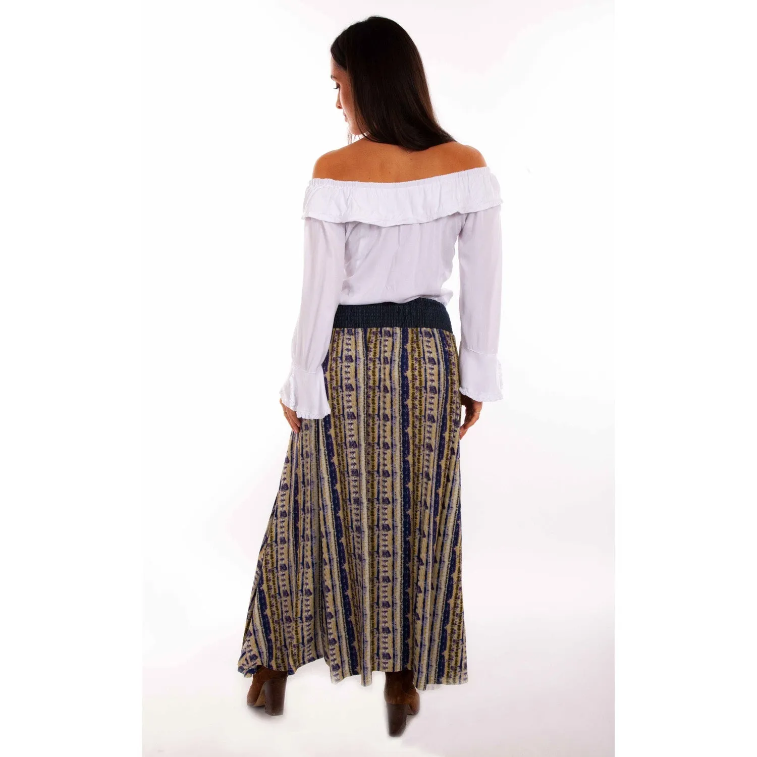 Scully Womens Purple Stripe Wrap Purple 100% Rayon Skirt
