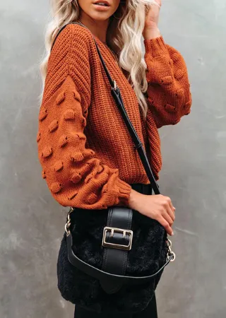 Shayla Sweater - Orange