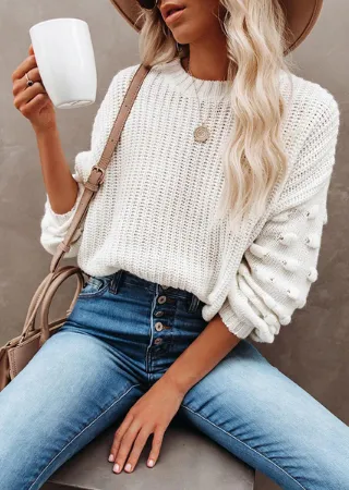 Shayla Sweater - White