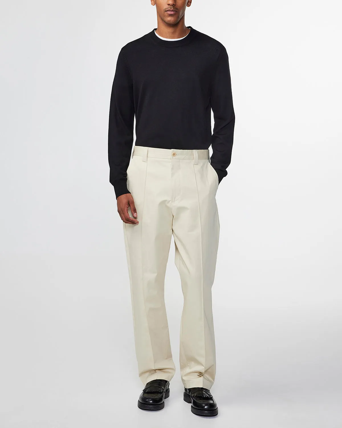 Ted Lightweight Sweater - Black | NN.07