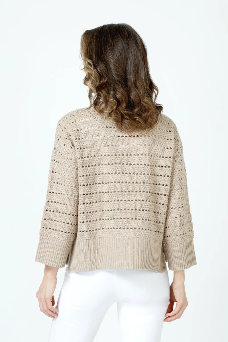 Ten Oh 8 Textured Crew Sweater